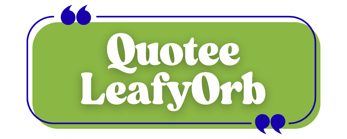 QuoteeLeafyOrb-Logo