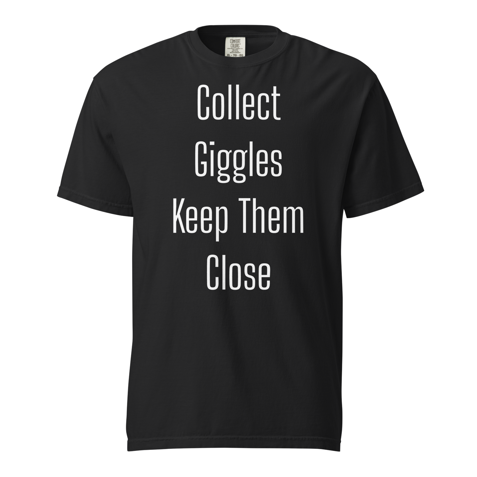 Collect Giggles, Keep Them Close — Black