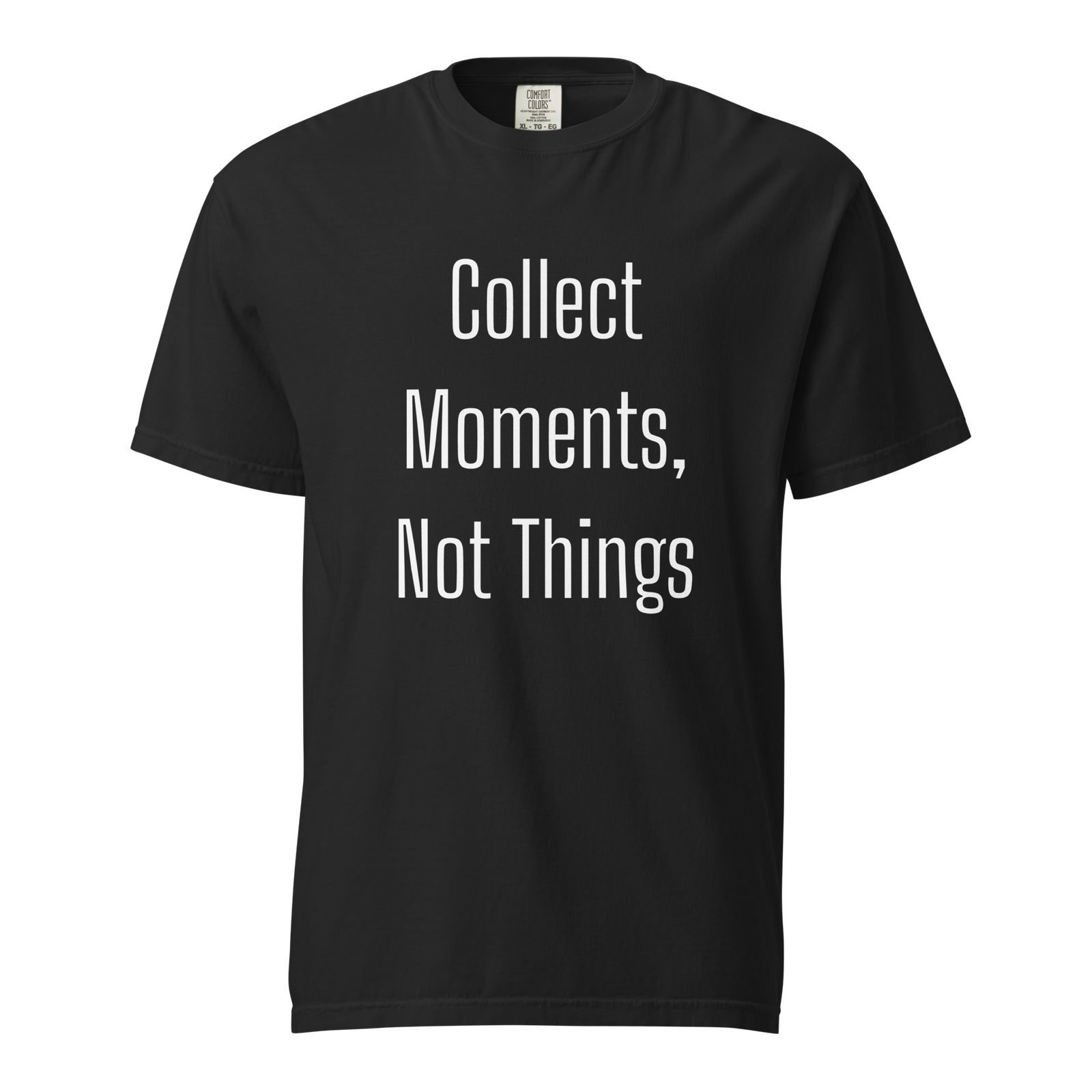 Collect Moments, Not Things — Black
