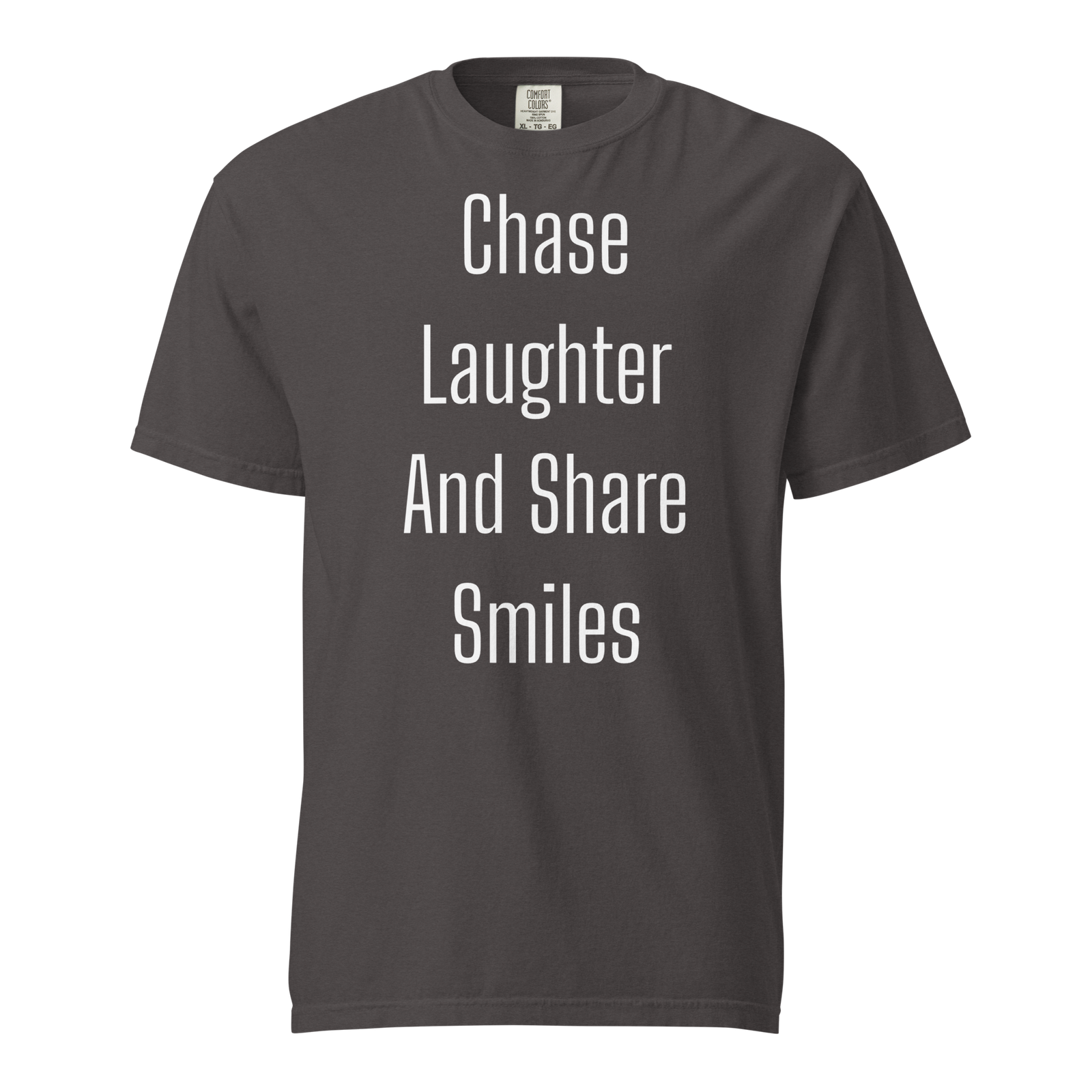 Chase Laughter And Share Smiles — Graphite