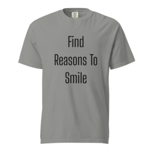Daily Smile Mission | Black | Washed Heavy Tee