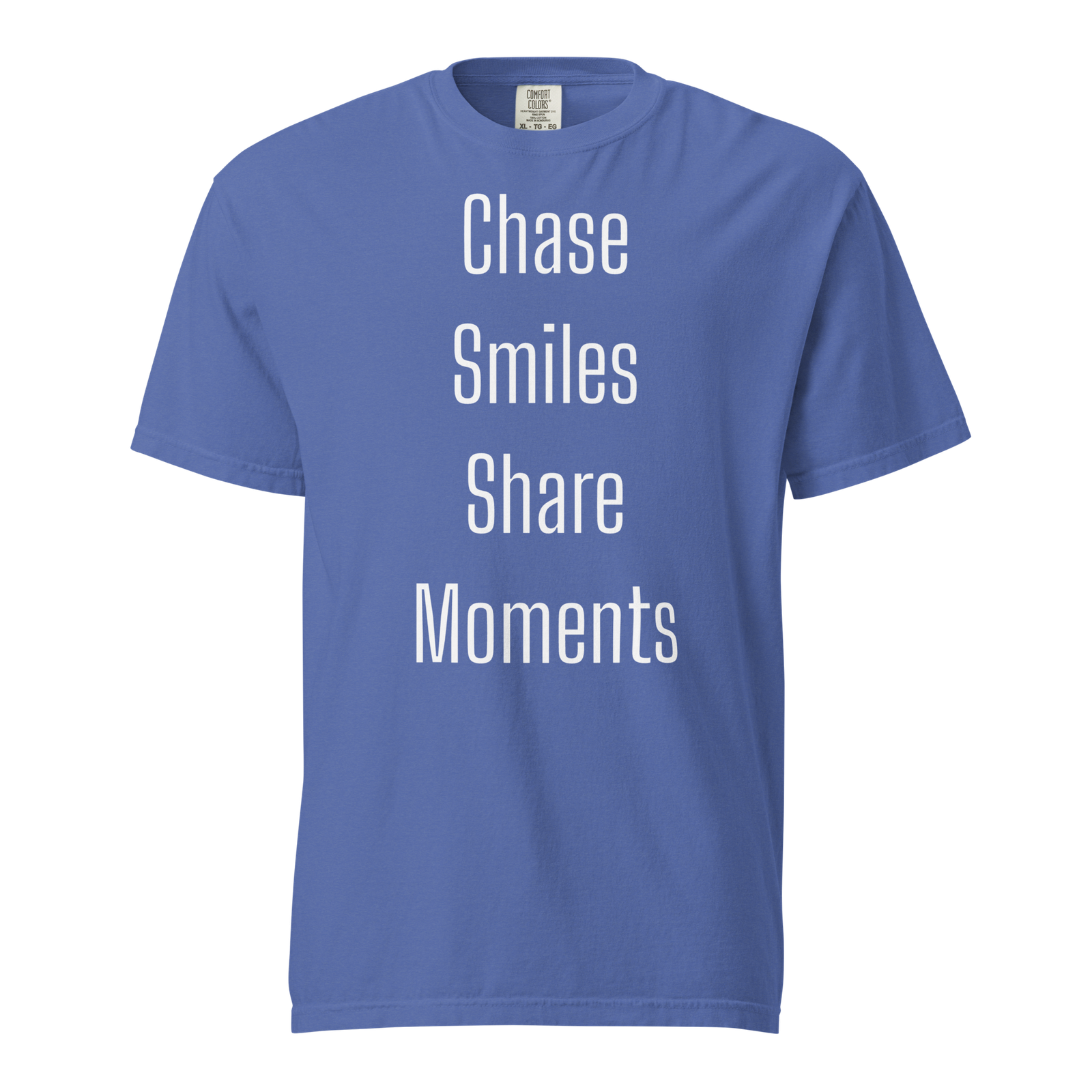 Chase Smiles, Share Moments — Mystic Blue