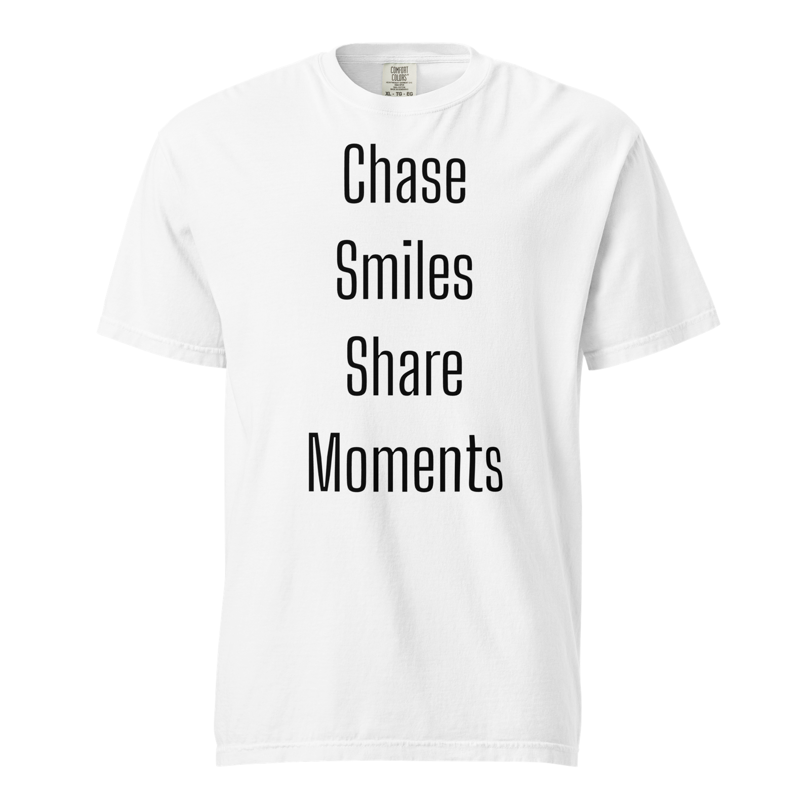 Chase Smiles, Share Moments — White