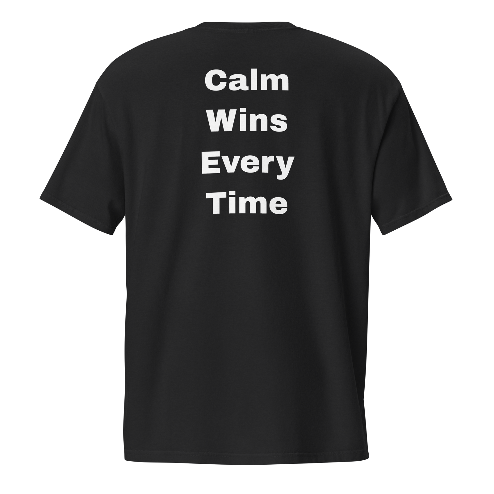 Calm Wins Every Time — unisex-garment-dyed-pocket-t-shirt-black-back-69ba6b35e98e8-2.png