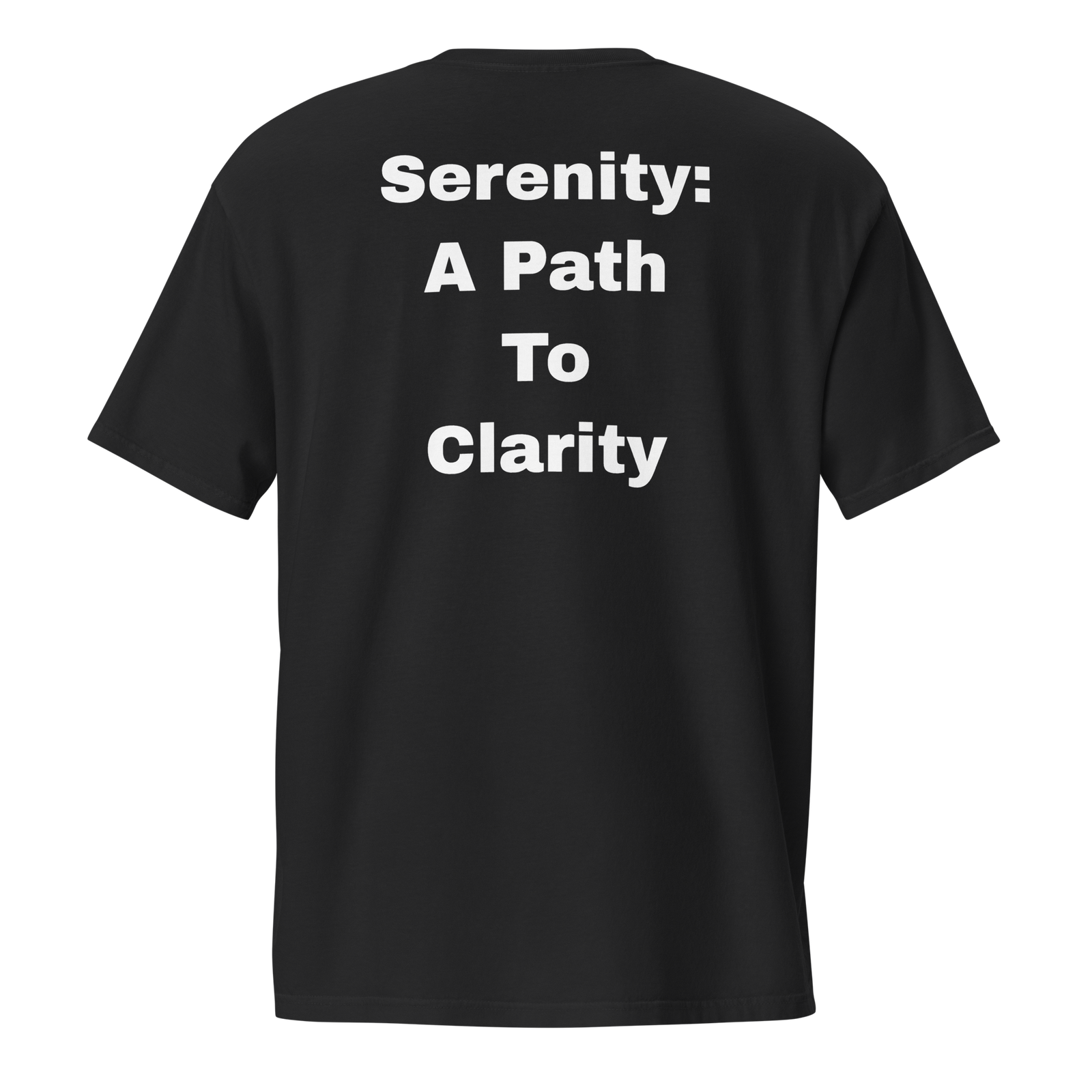 Serenity: A Path To Clarity — unisex-garment-dyed-pocket-t-shirt-black-back-69ba6c98eec26-2.png
