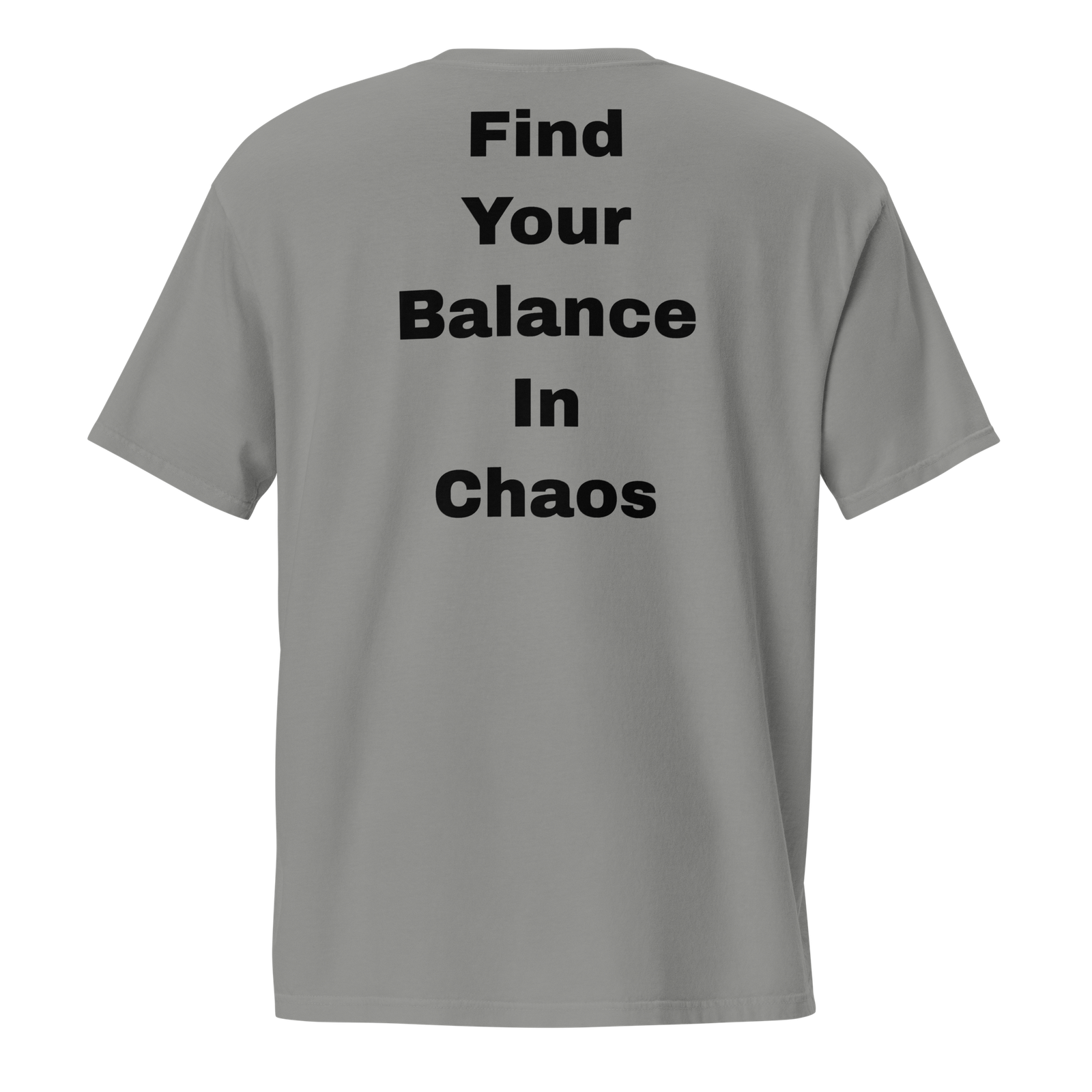 Find Your Balance In Chaos — Grey