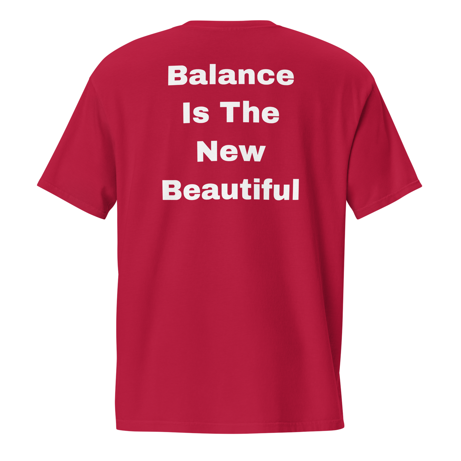 Balance Is The New Beautiful — unisex-garment-dyed-pocket-t-shirt-red-back-69ba6b0a710ce-5.png