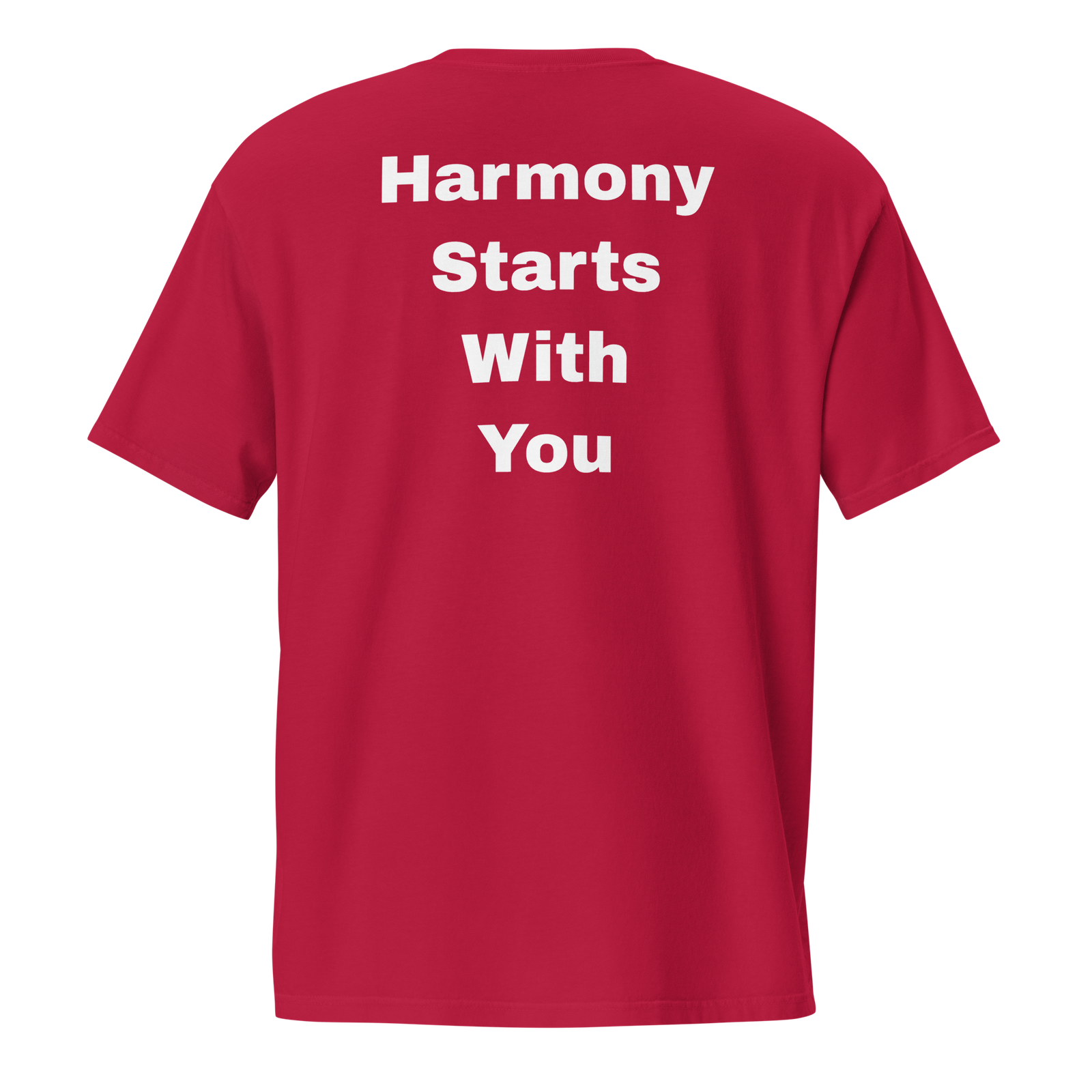 Comfort Colors 6030 — Be the change you seek | Red