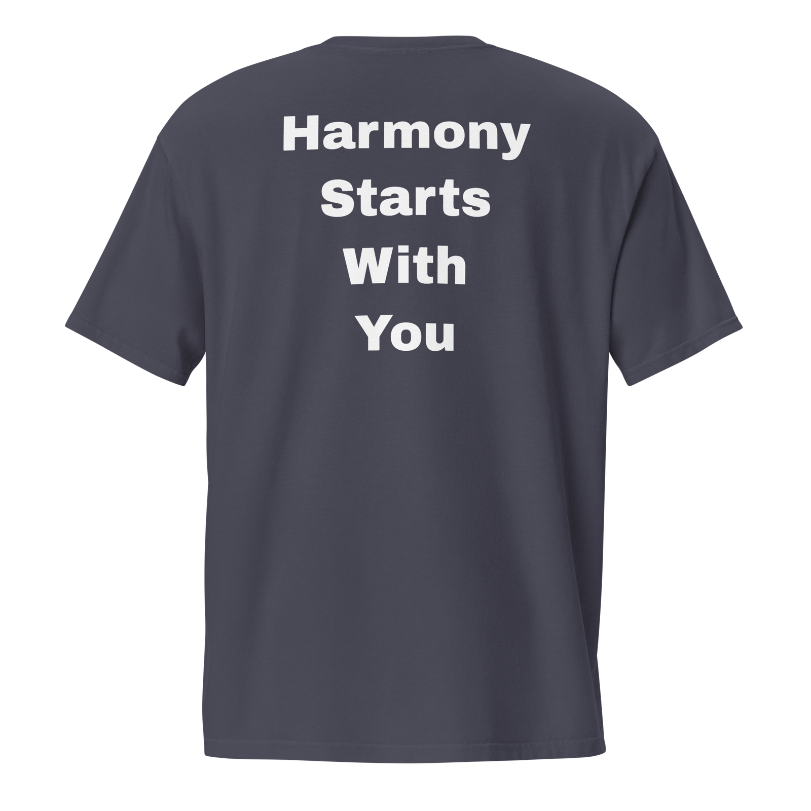 Harmony Starts With You — unisex-garment-dyed-pocket-t-shirt-true-navy-back-69ba6c401d63c-1.png