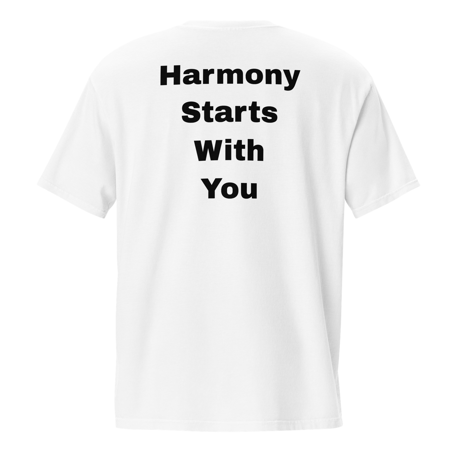 Harmony Starts With You — White