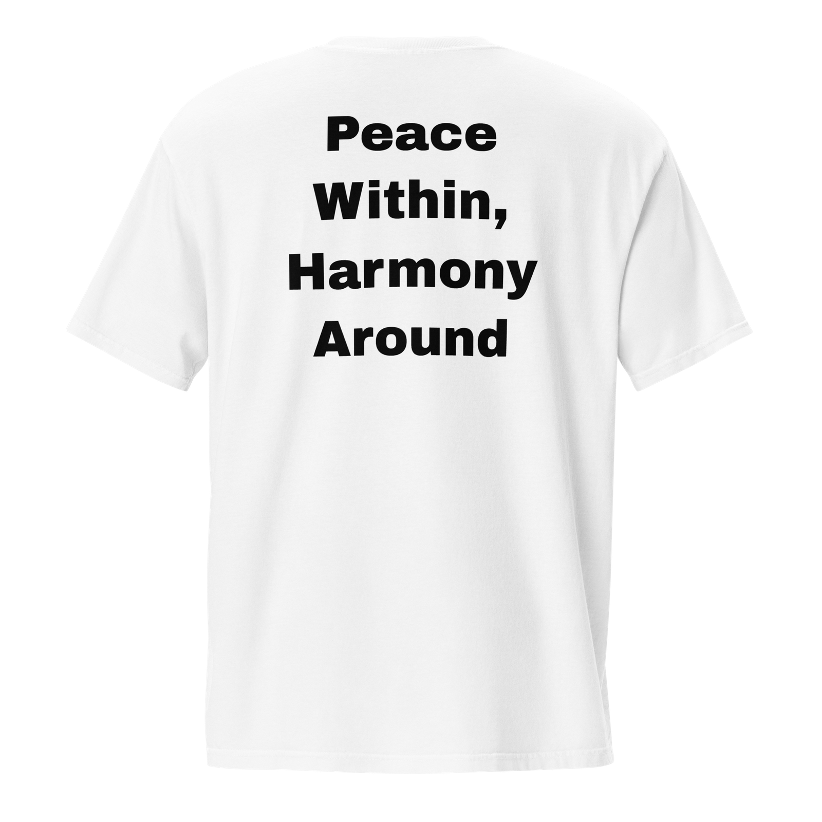 Peace Within, Harmony Around — White