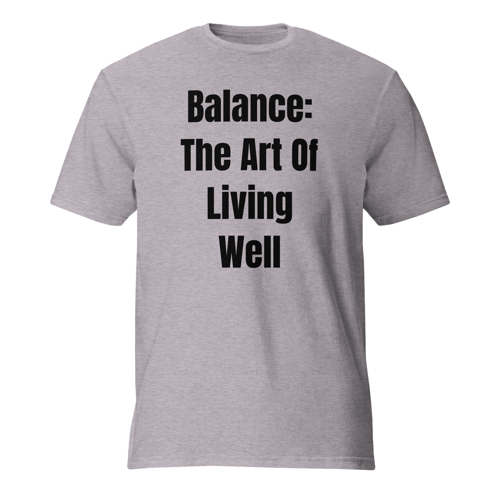 Gildan Lightweight 980 — Mastering Life's Harmony | Heather Grey