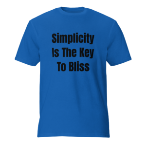 Joy In Simple Living | Black | Featherweight Tee