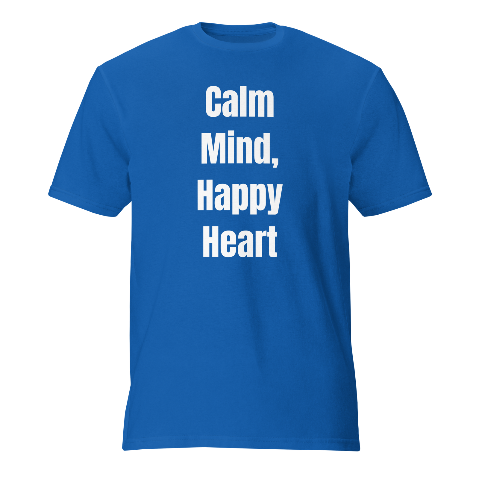 Calm Mind, Happy Heart — Royal Blue