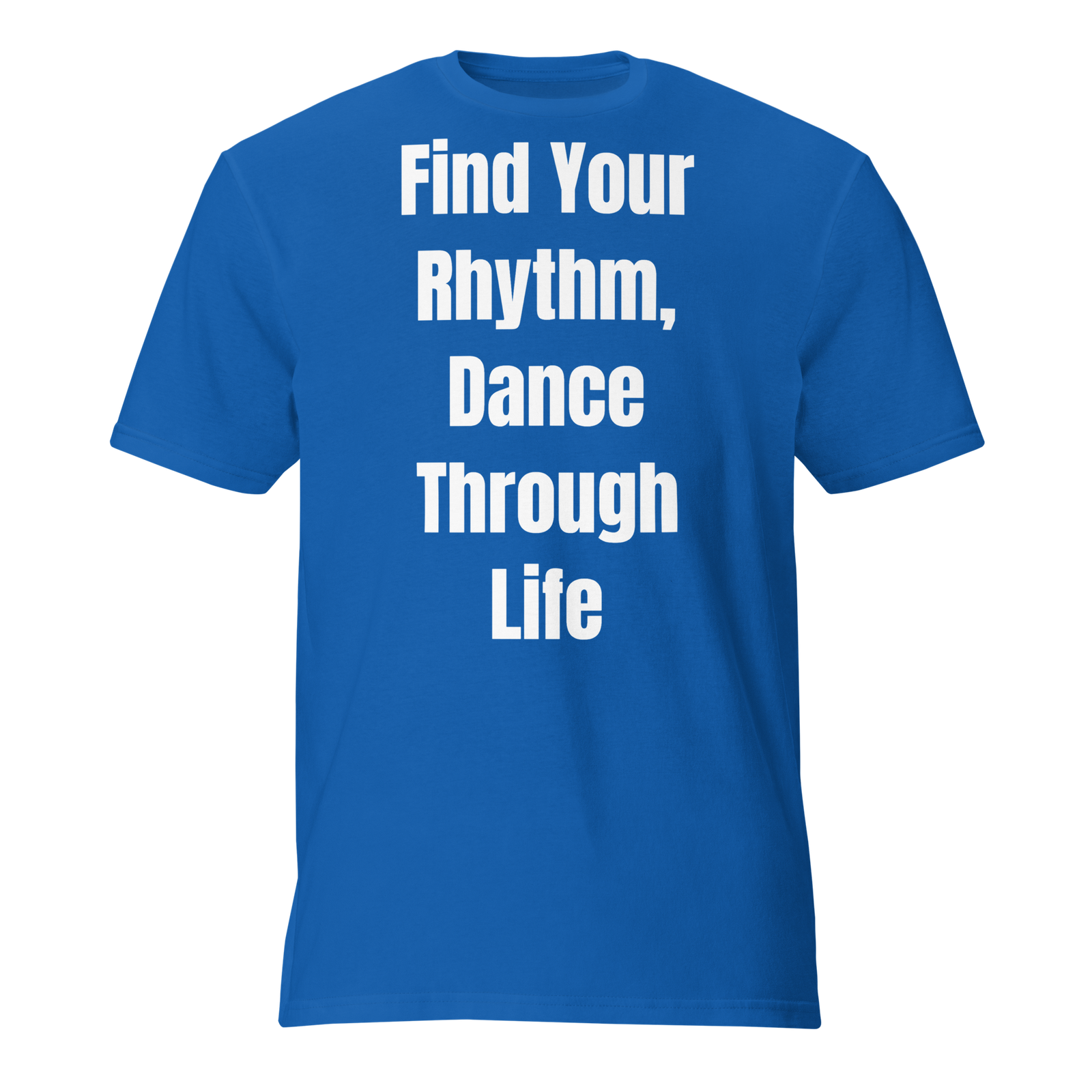 Find Your Rhythm, Dance Through Life — Royal Blue