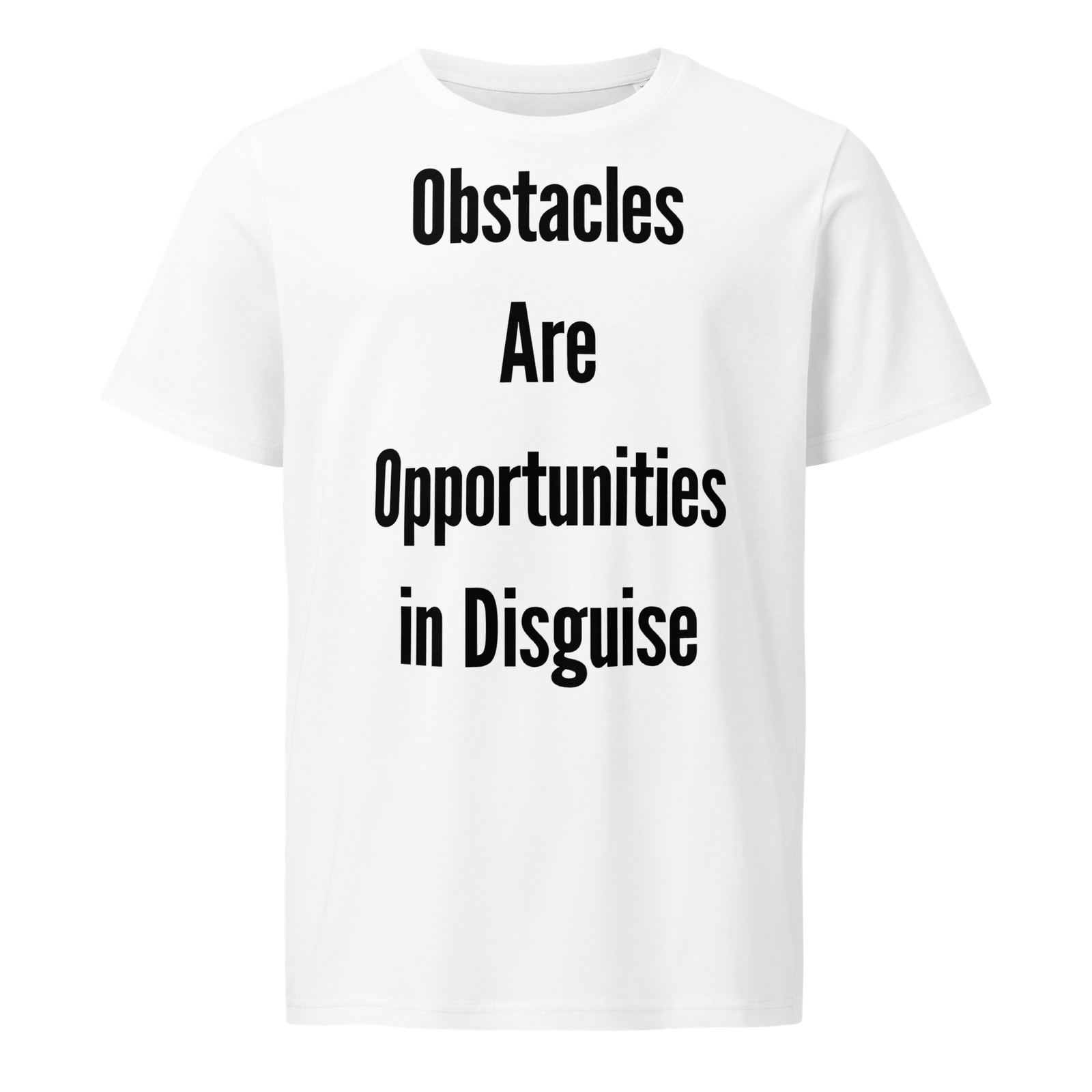 Obstacles Are Opportunities In Disguise — White