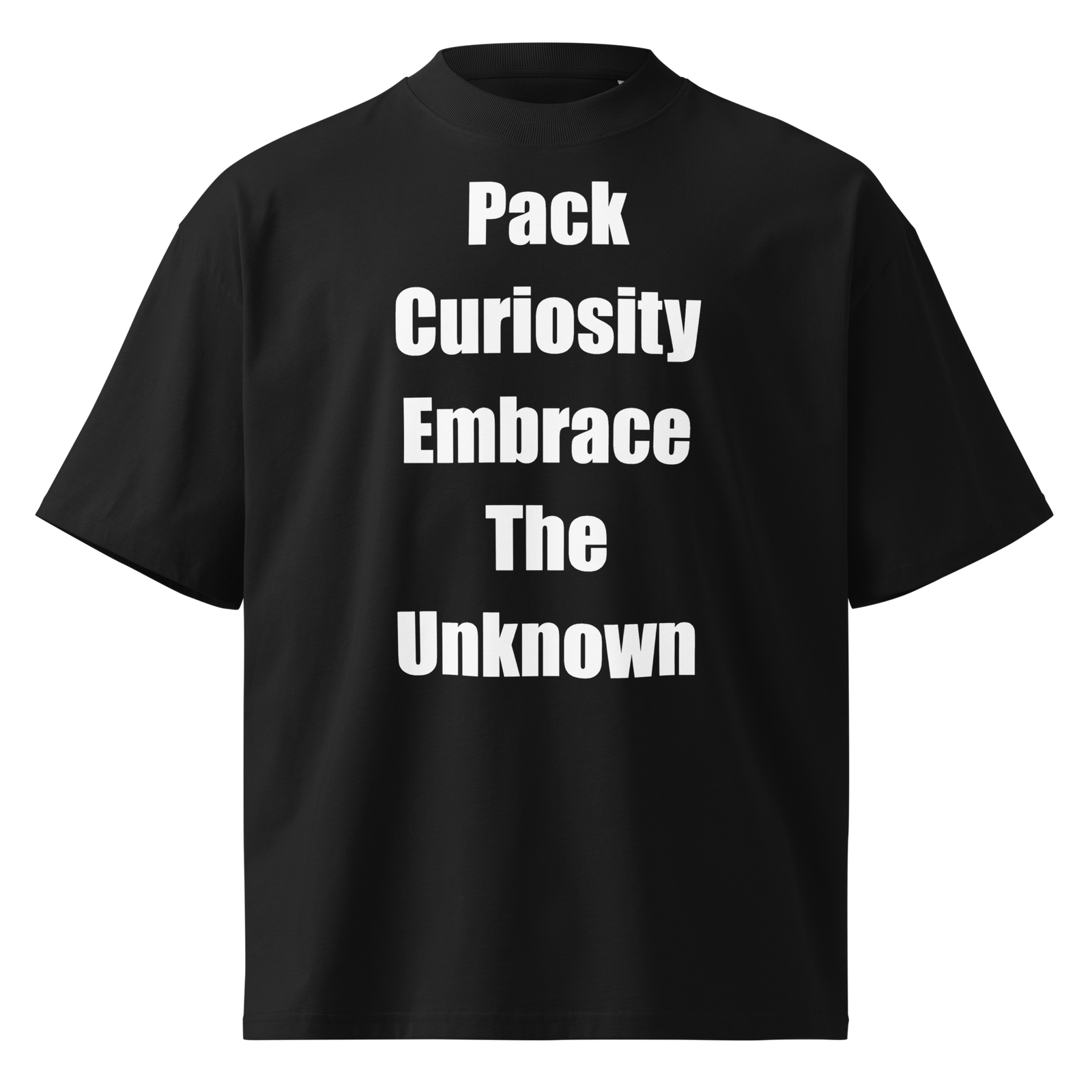 Pack Curiosity Embrace The Unknown — Black