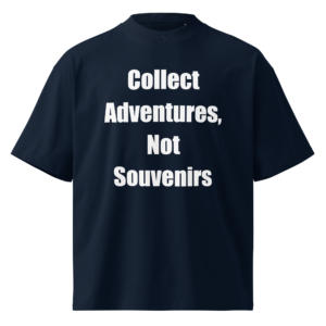 Experience Over Possessions | White | Organic High-Neck Oversize