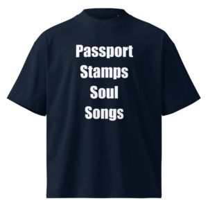 Travel Made Musical | White | Organic High-Neck Oversize