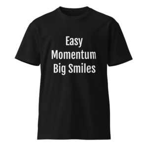 Smooth Progress Motto | White | Luxe Premium Tee