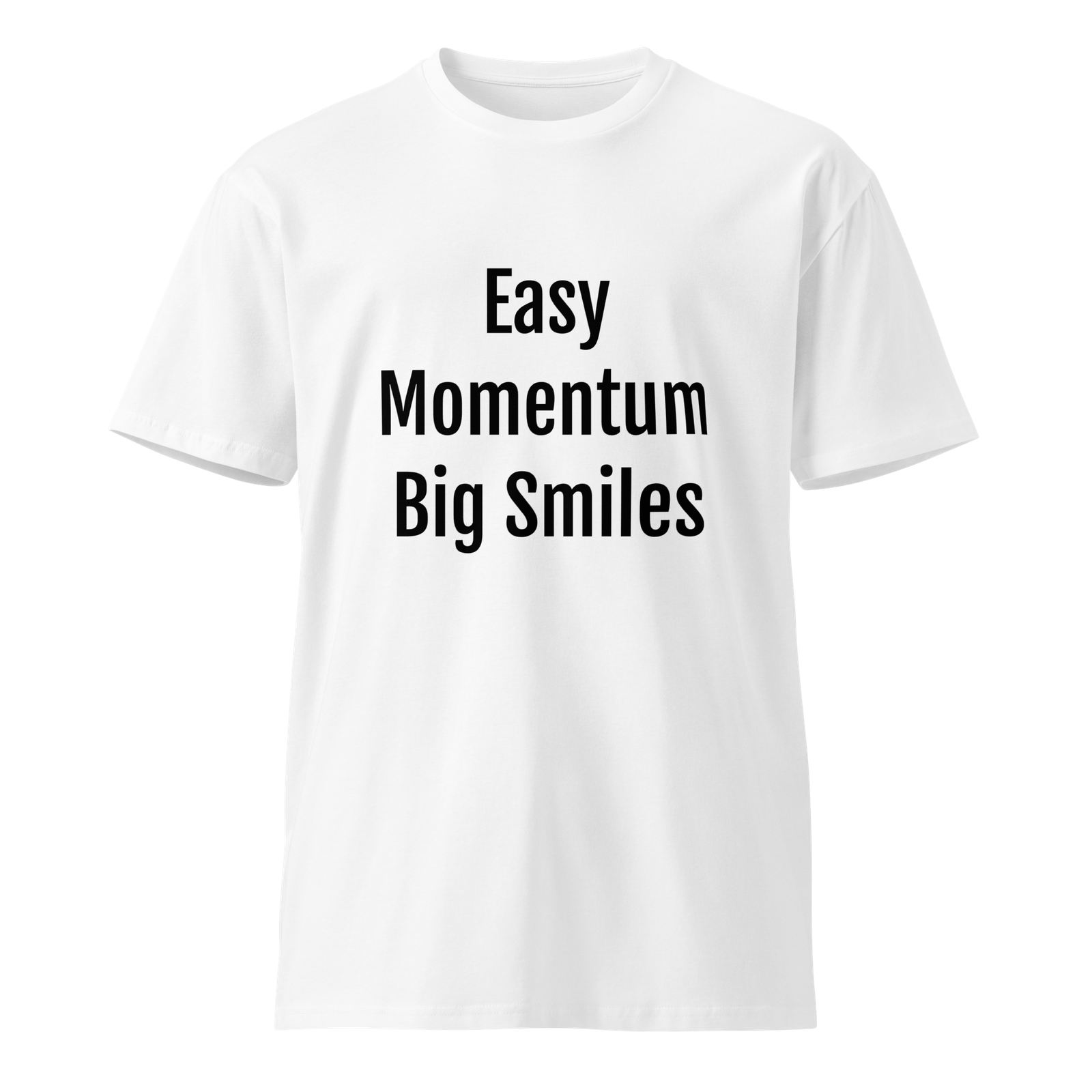 AS Colour 5001T — Smooth Progress Motto | White