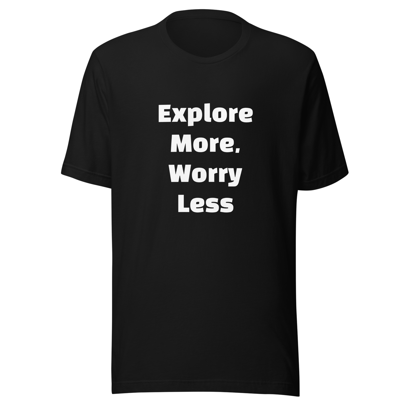 Explore More, Worry Less — Black