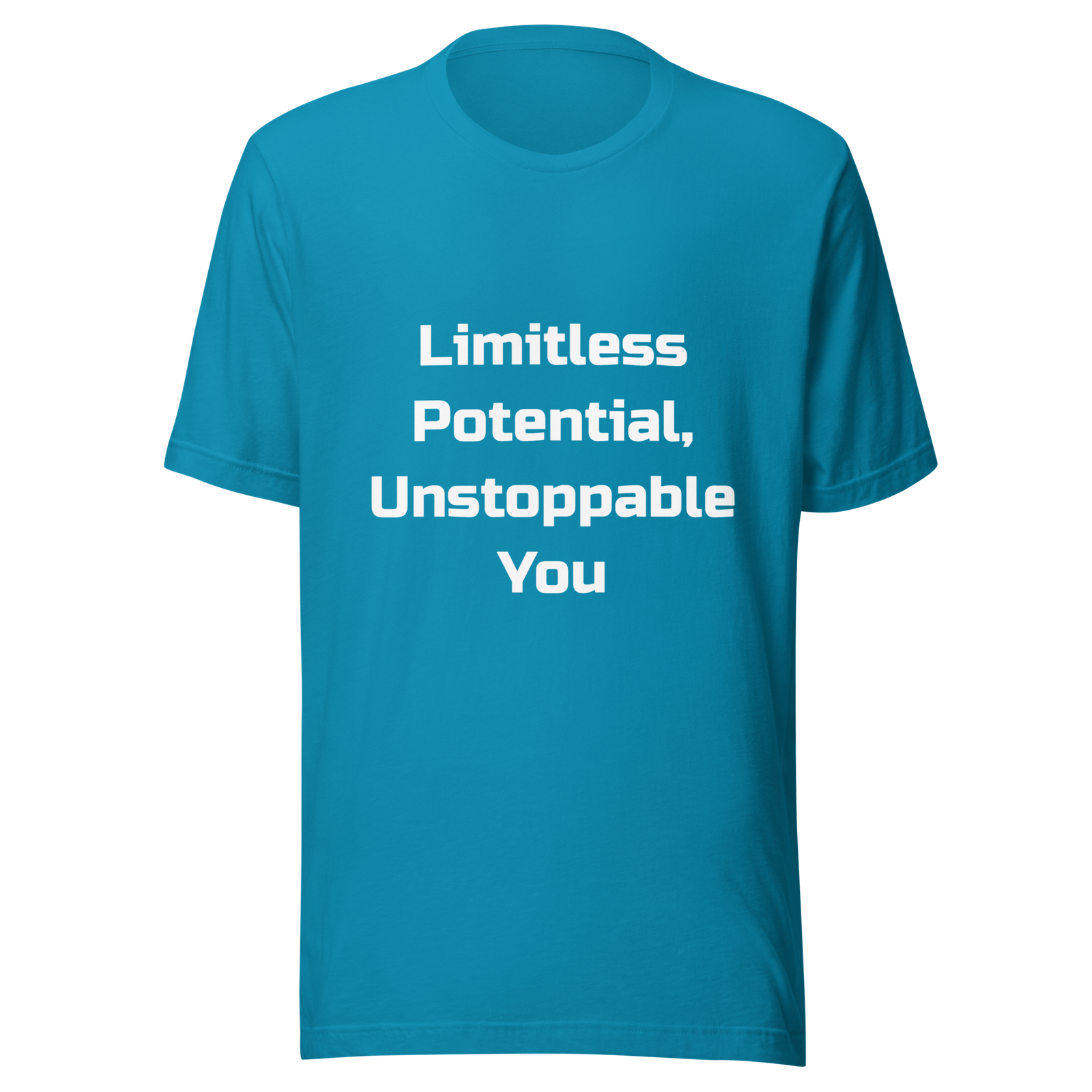 Limitless Potential Unstoppable You — Aqua