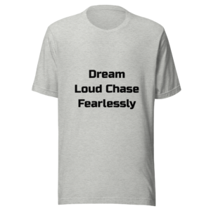 Fearless Dream Pursuit | Black | Everyday Staple Tee