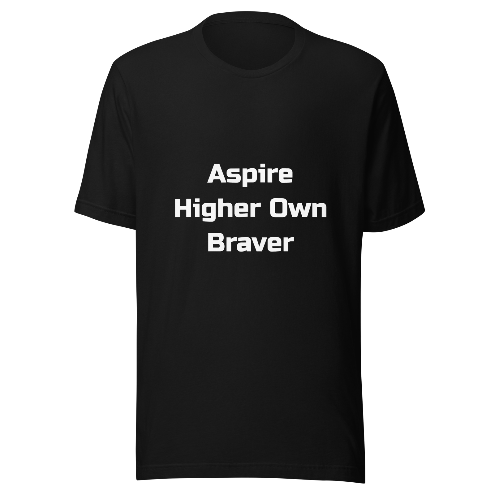 Empower Theme T-Shirt — Bella+Canvas Black Staple