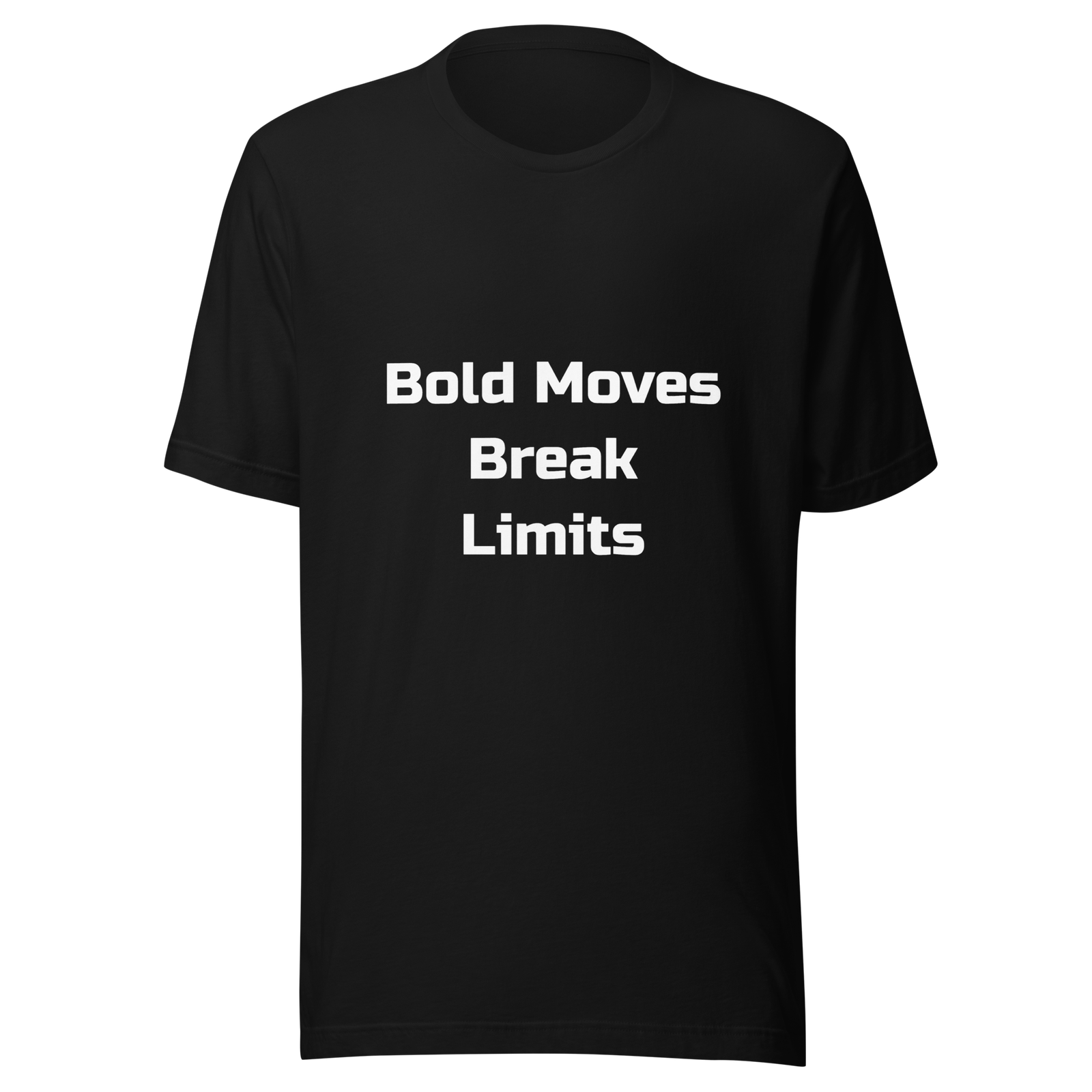 Bold Moves Break Limits — Black