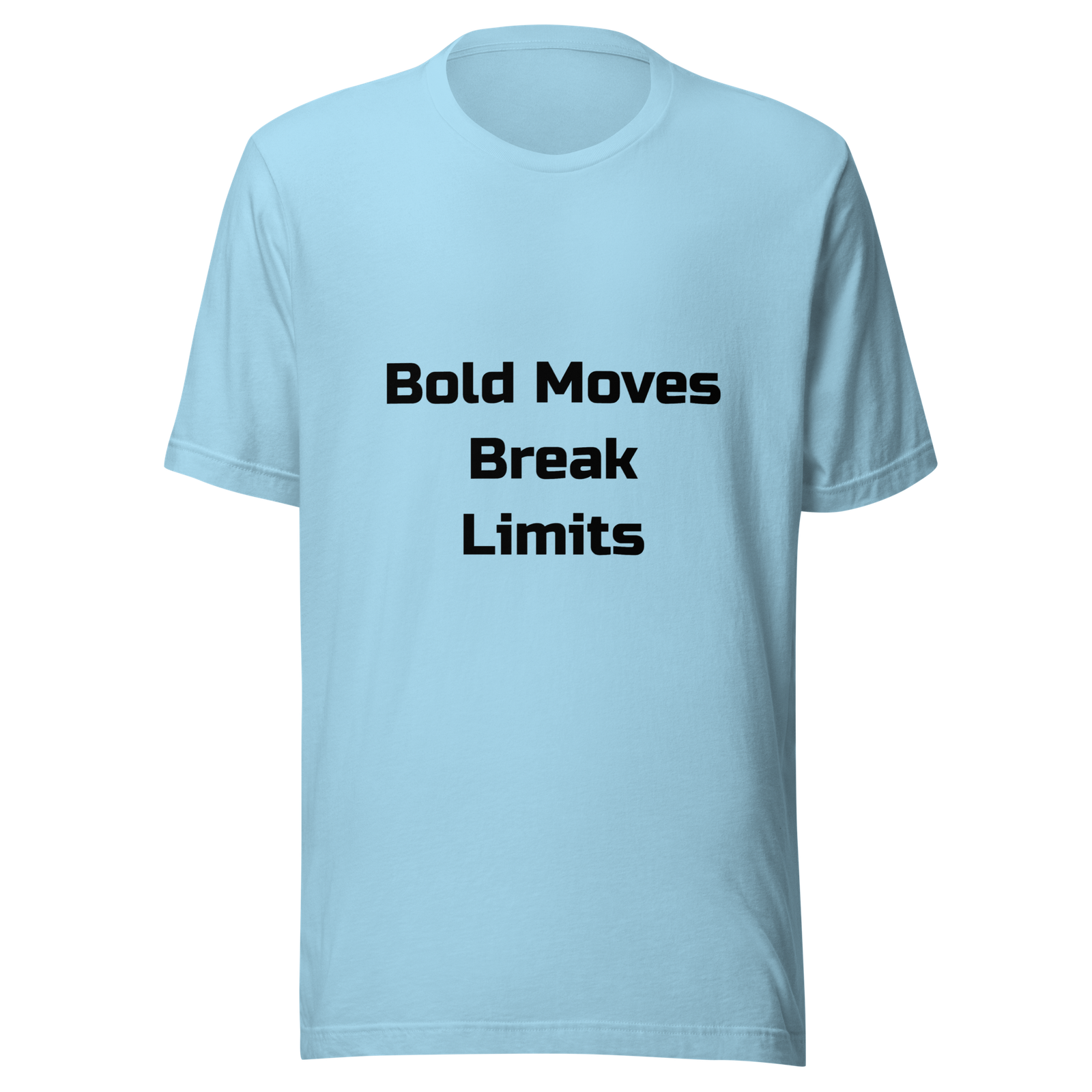 Bold Moves Break Limits — Ocean Blue