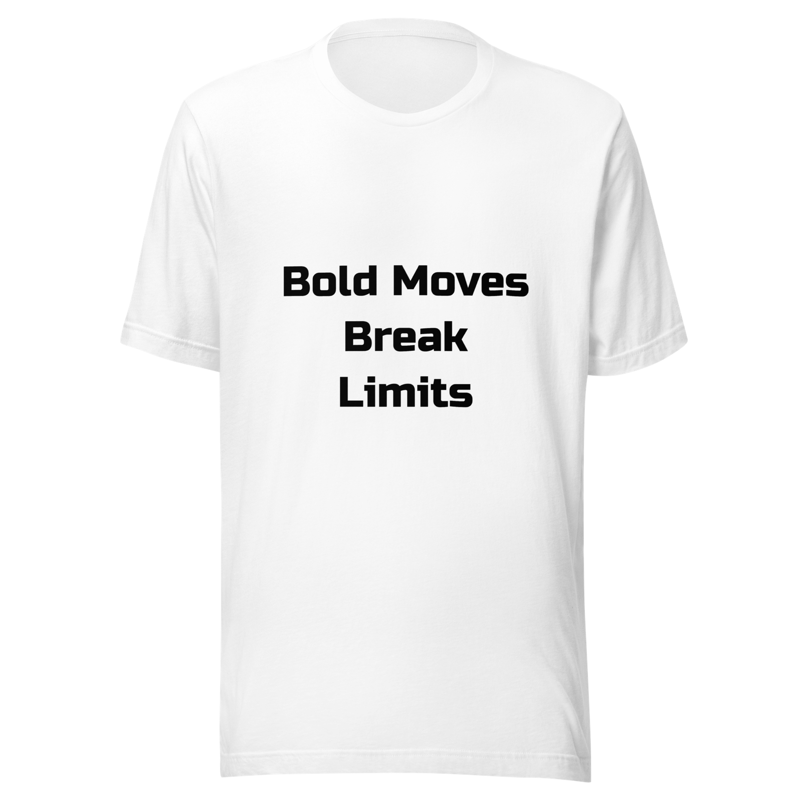 Bold Moves Break Limits — White