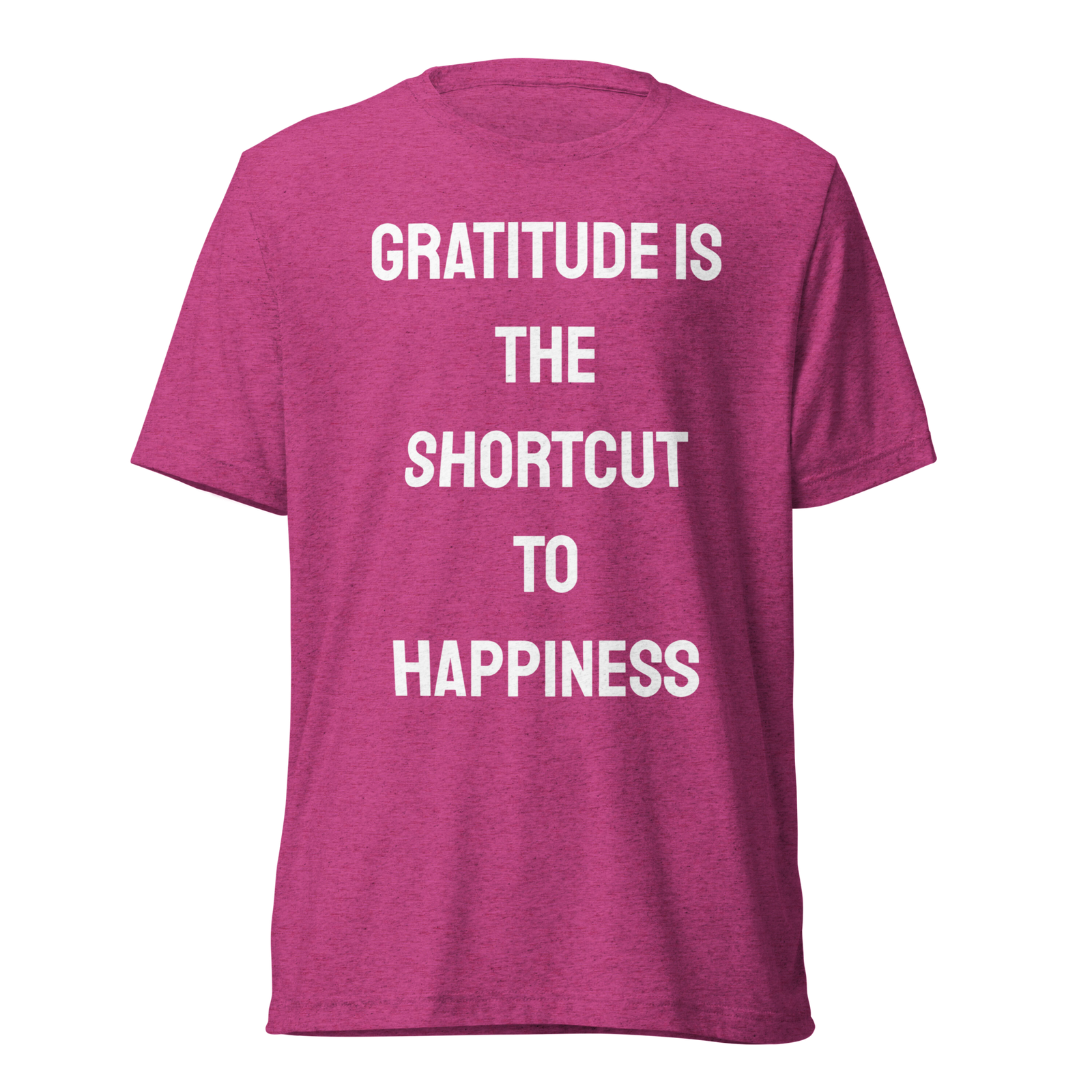 Bella+Canvas 3413 — Happy Mindset | Berry Triblend