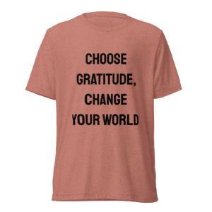 Empowering Thankfulness | Black | Tri-Blend Comfort Tee